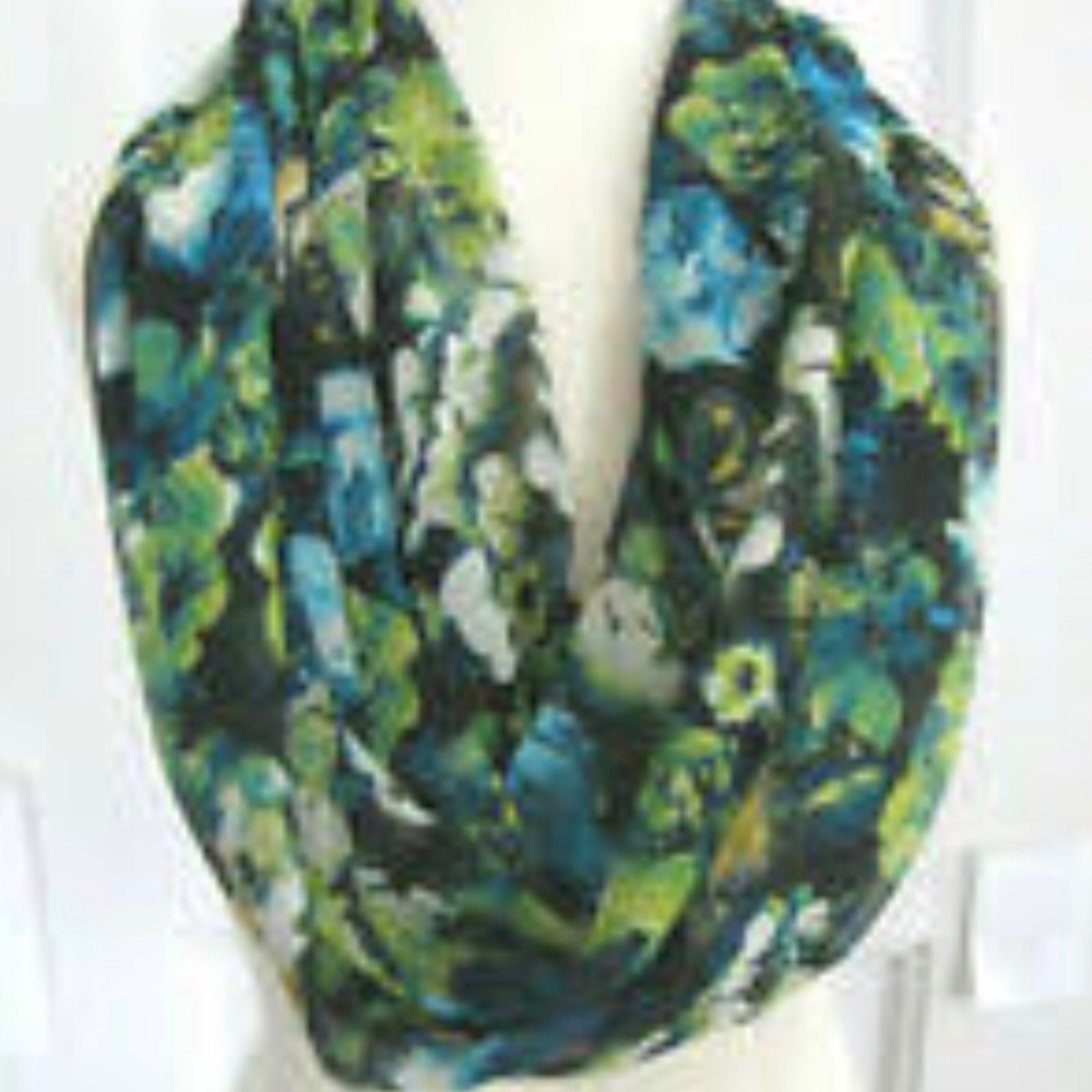 Scarf& Flowers women's sheer infinity